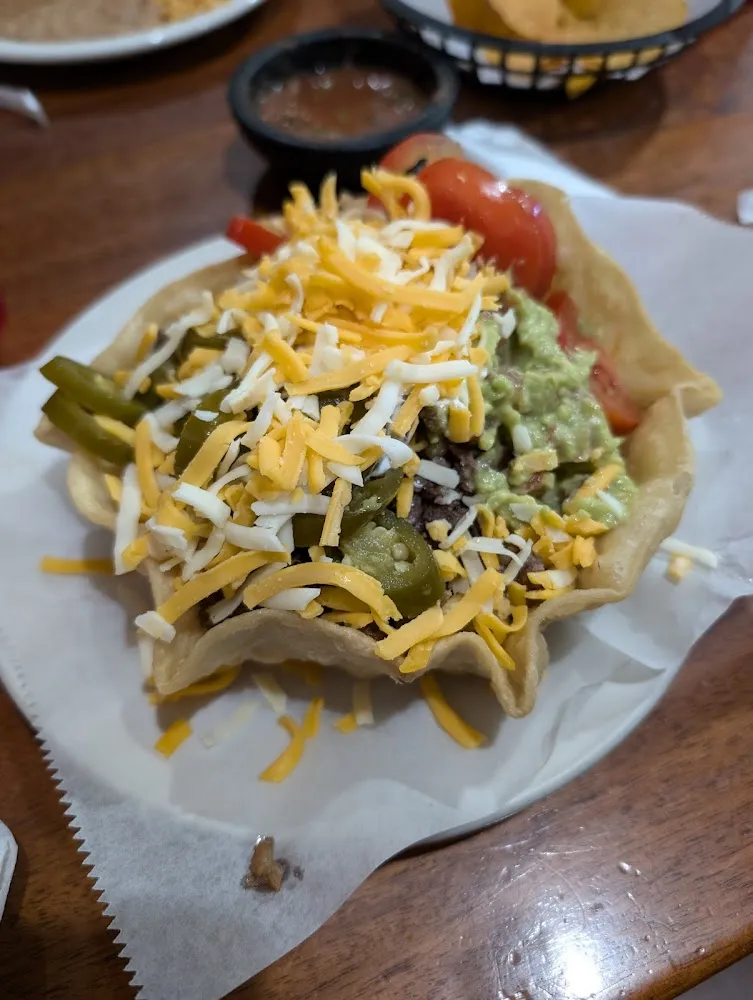 Taco Salad with Beef Fajita